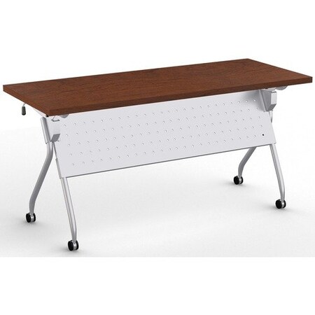 Special-T Table, FlipNest, Transform2, 60inx24inx30in, Mahogany/Silver SCTTRNF22460SMG